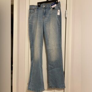 New! Old Navy Bootcut Jeans. Womens Size 10. Midrise, light wash